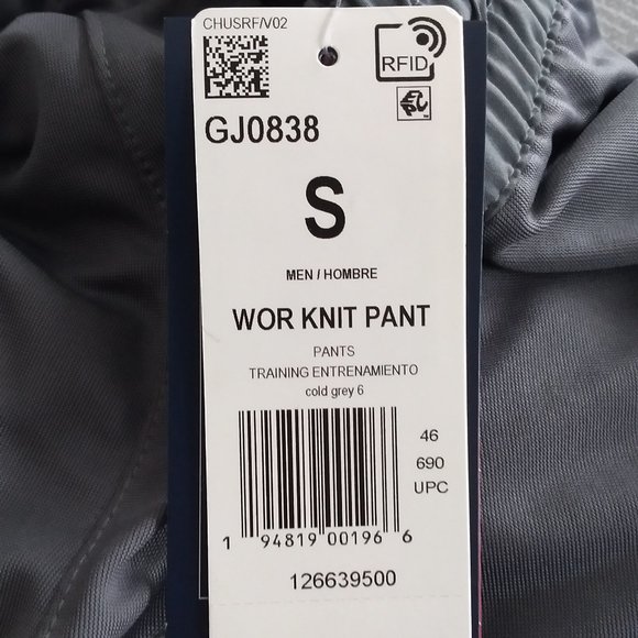 🆕 Reebok Men's Standard Workout Ready Knit Pant, Cold Grey, NWT, Authentic - Picture 7 of 12
